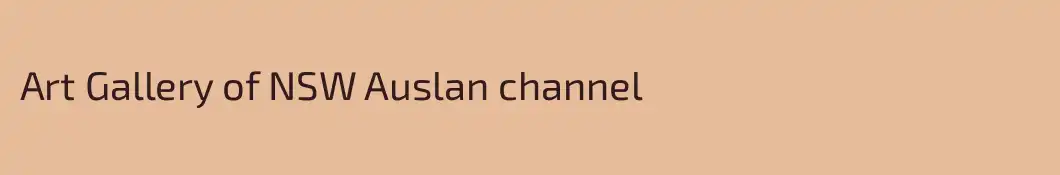 Art Gallery of NSW Auslan channel